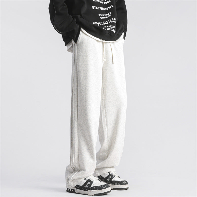 Fashion New Drawstring Straight Sweatpants Men Novara Shop   Novara Shop