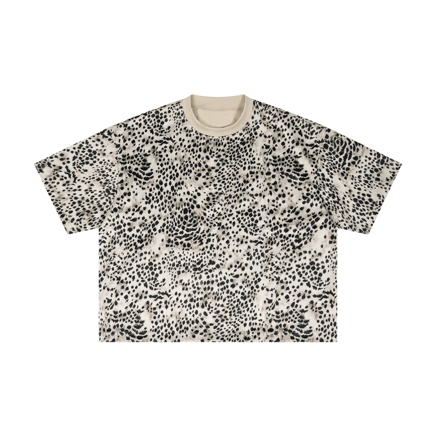 Savage Print Boxy Tee - Novara Studio