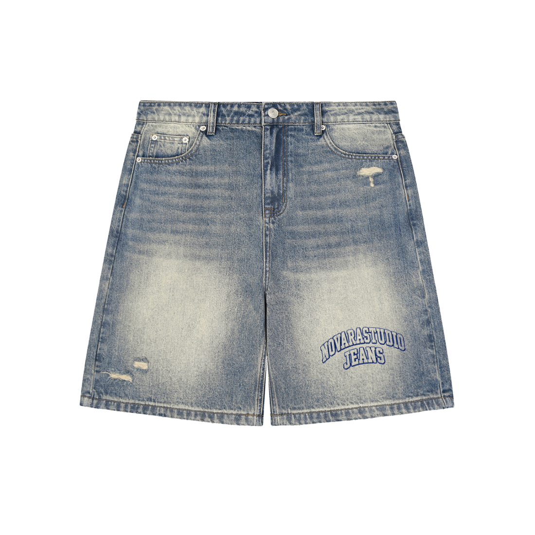 90s Faded Denim Shorts - Novara Studio