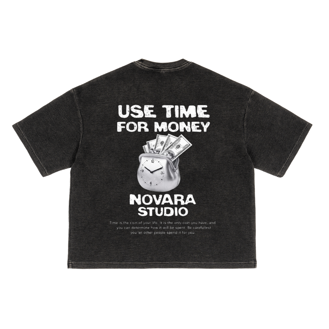 Time Is Money Boxy Tee - Novarashop