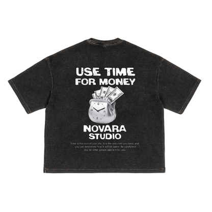 Time Is Money Boxy Tee - Novarashop