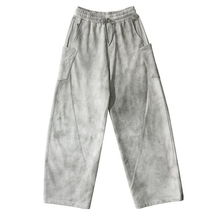 Fashion Summer American Wide Leg Pants Men