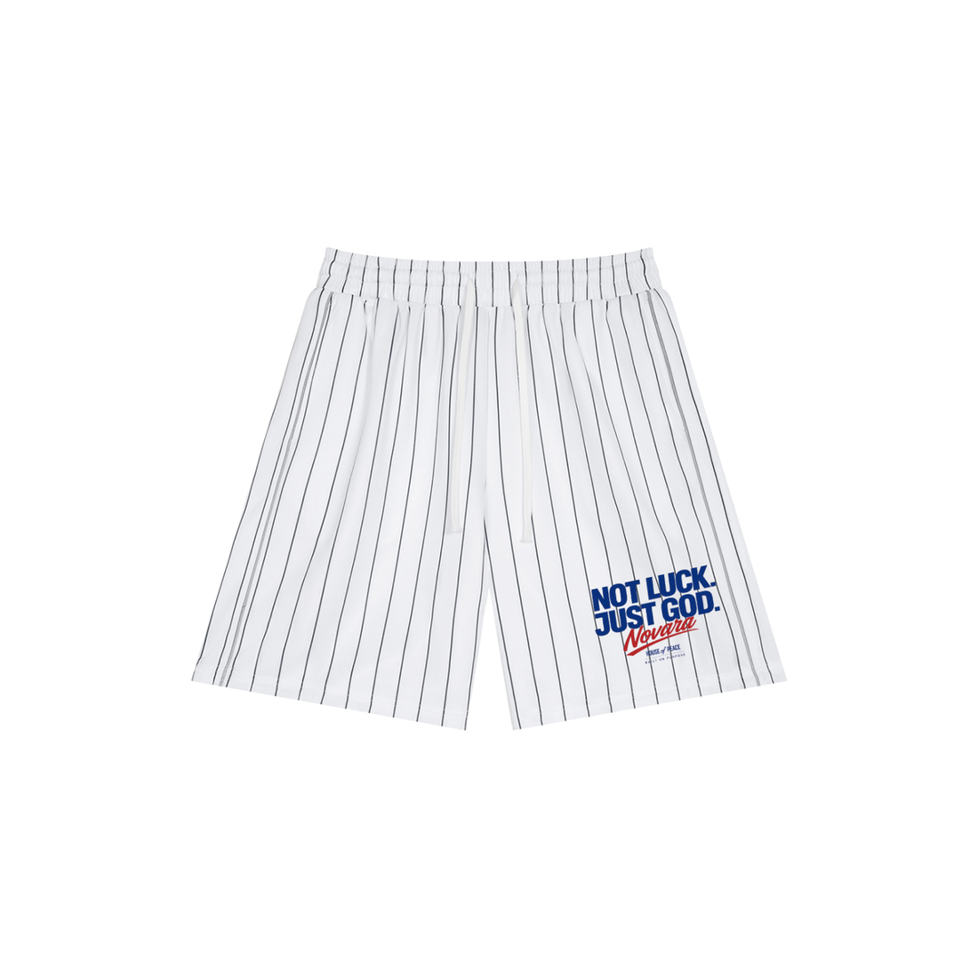 Pinstripe Baseball Shorts - Novara Studio