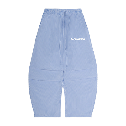 Vertical Stripe Drawstring Barrel Pants ODMPOD   Novara Shop
