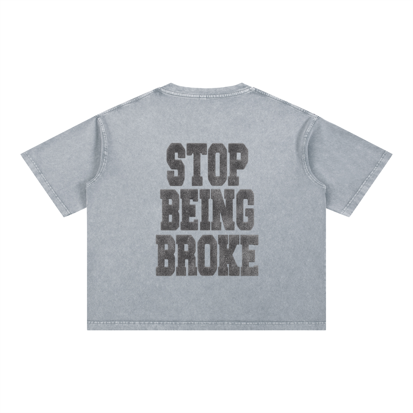 Stop Being Broke Boxy Tee - Novarashop