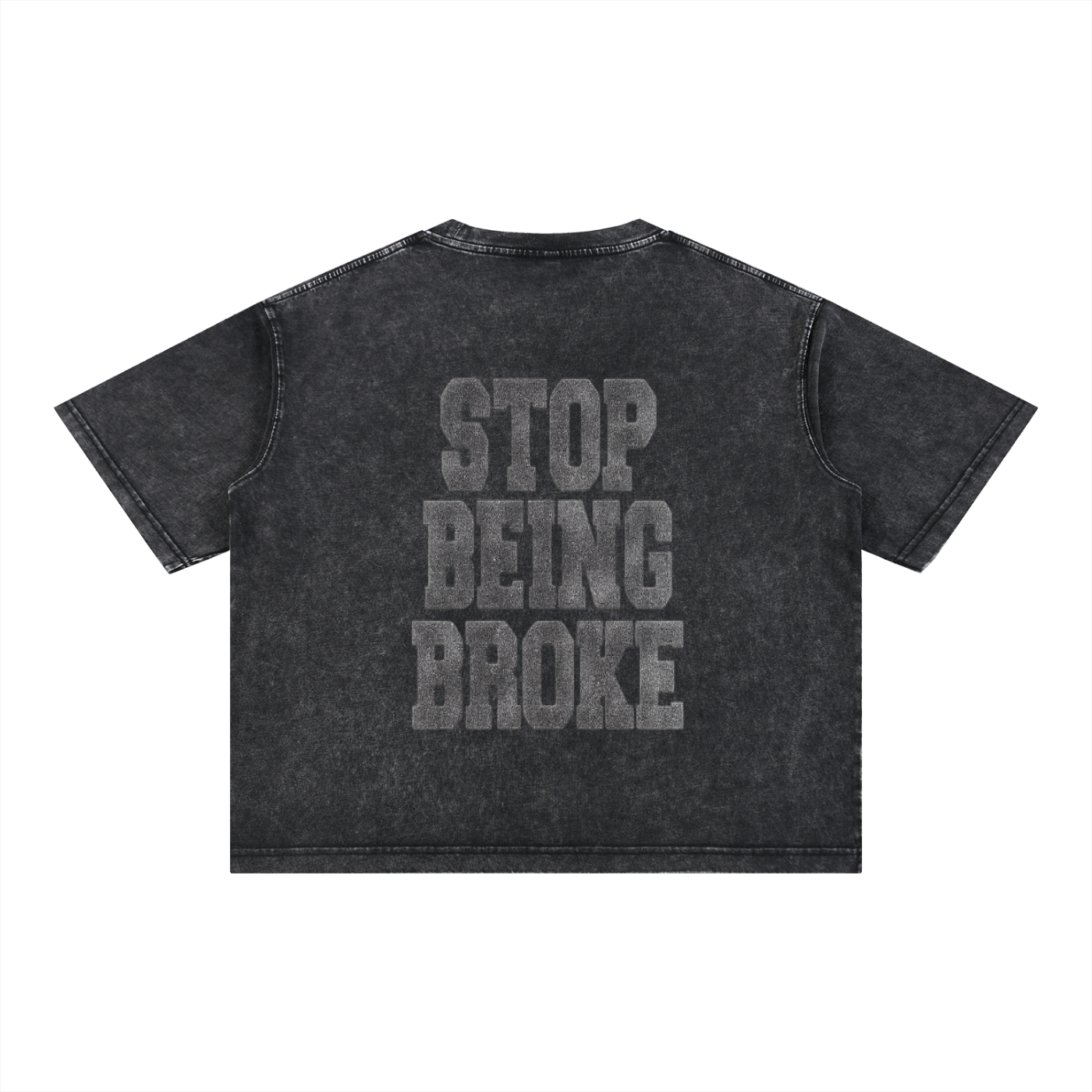 Stop Being Broke Boxy Tee - Novarashop