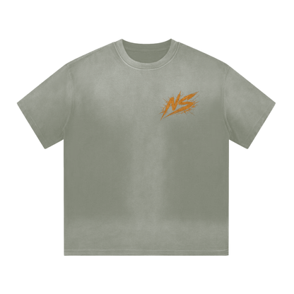 “I” Shape Gradient Washed T-Shirt ODMPOD   Novara Studio