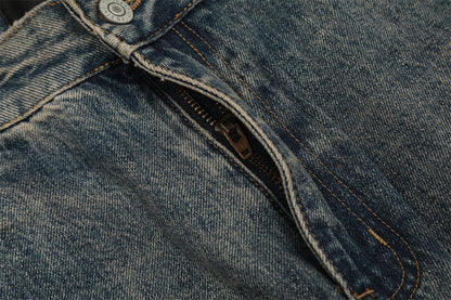 Fashion Personality Worn Jeans Men