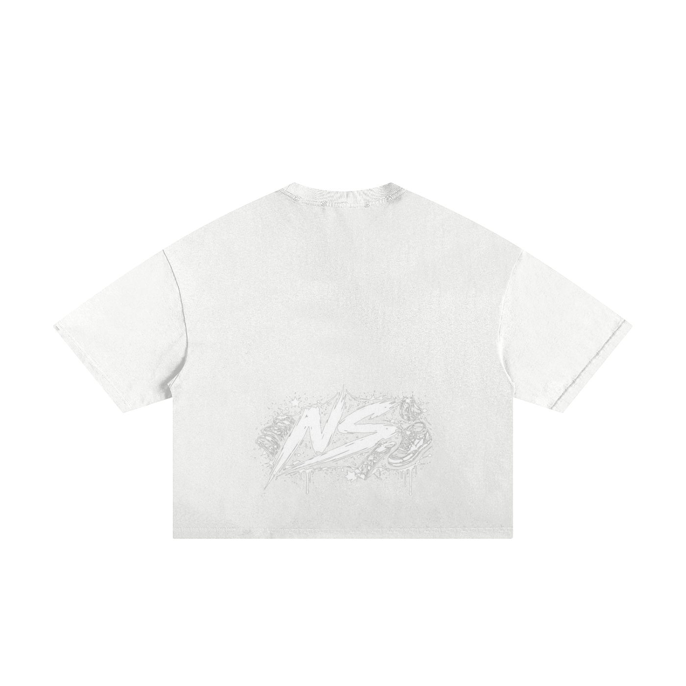 Classic Frayed Boxy Tee ODMPOD   Novara Studio