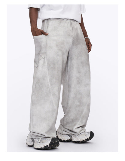 Fashion Summer American Wide Leg Pants Men