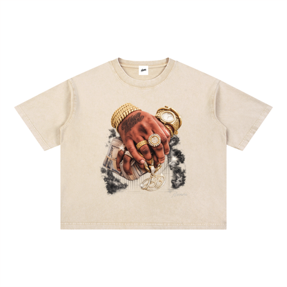 Gold Life Boxy Tee - Novarashop