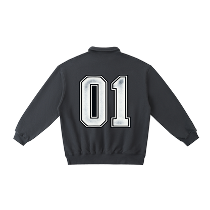 Heavyweight Polo-Collar Sweatshirt ODMPOD   Novara Studio
