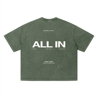 All In Street Boxy Tee - Novara Studio