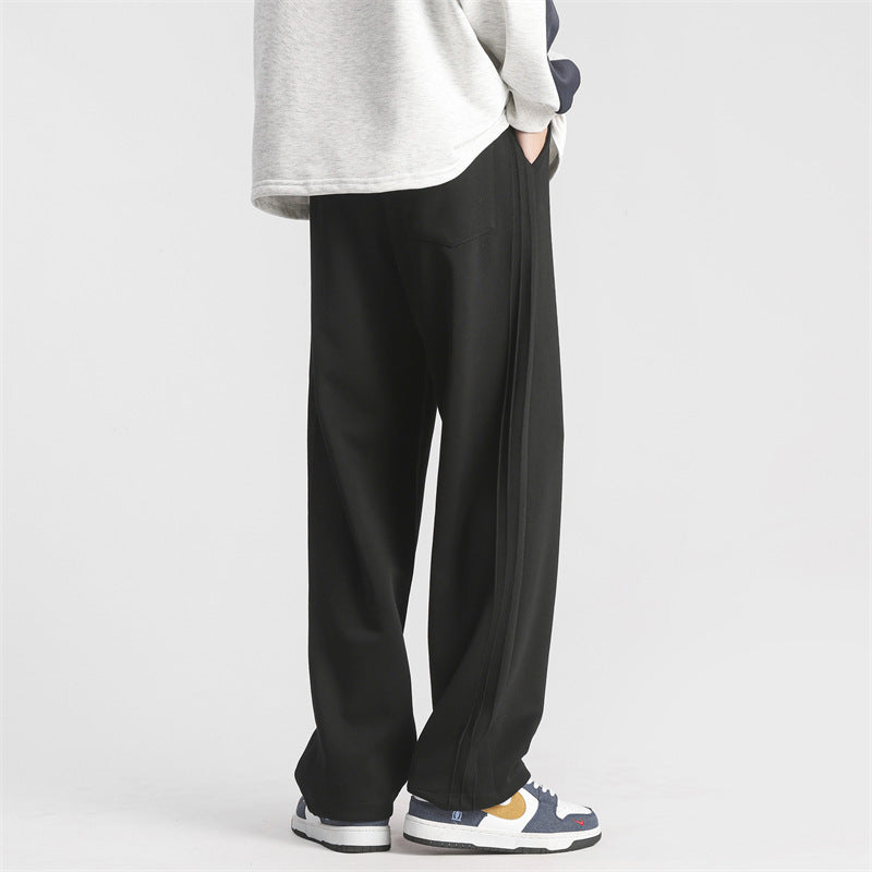 Fashion New Drawstring Straight Sweatpants Men Novara Shop   Novara Shop