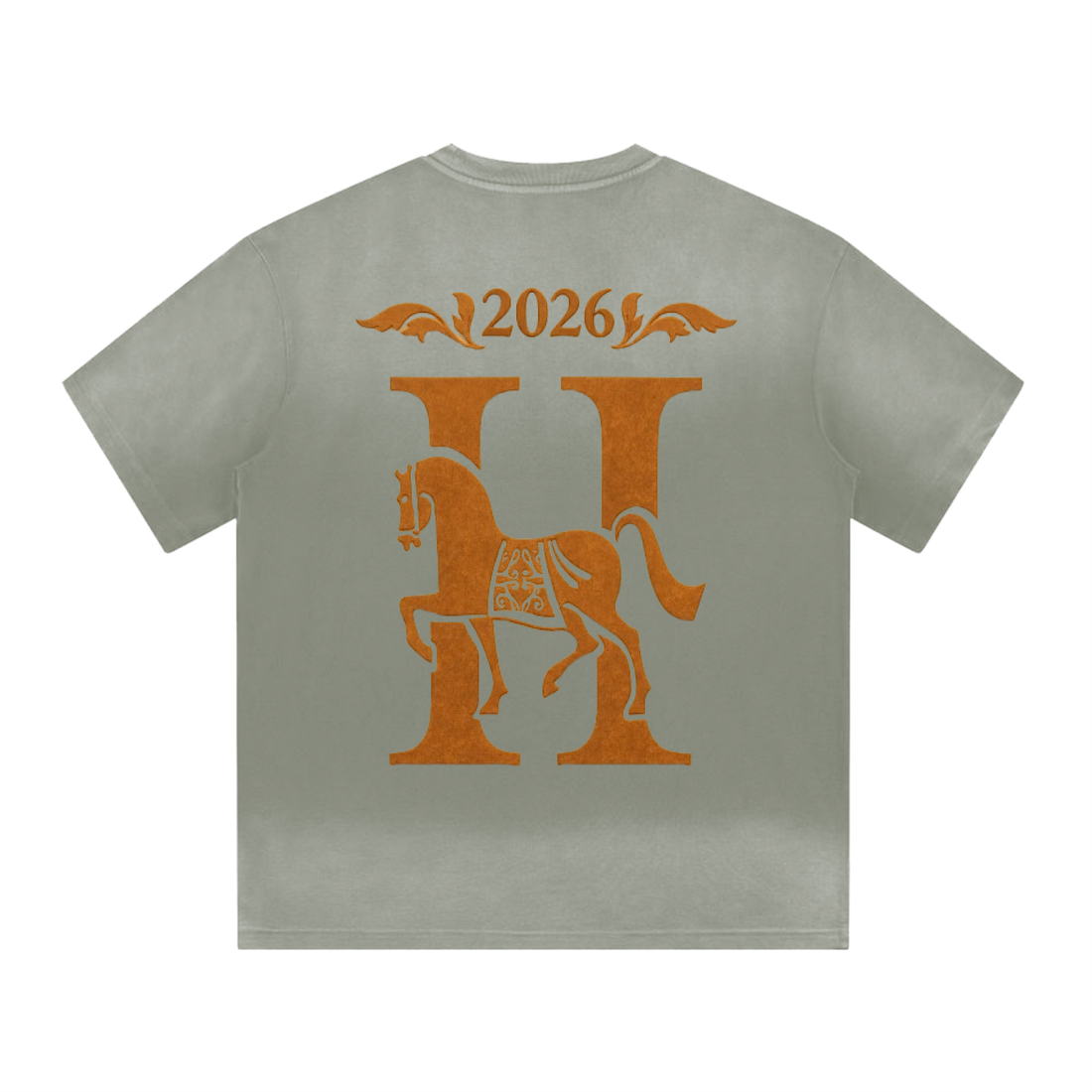 “I” Shape Gradient Washed T-Shirt ODMPOD   Novara Studio