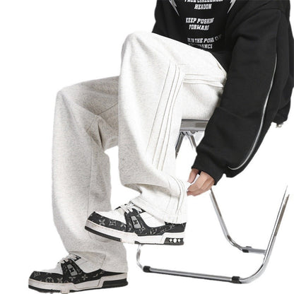 Fashion New Drawstring Straight Sweatpants Men Novara Shop   Novara Shop