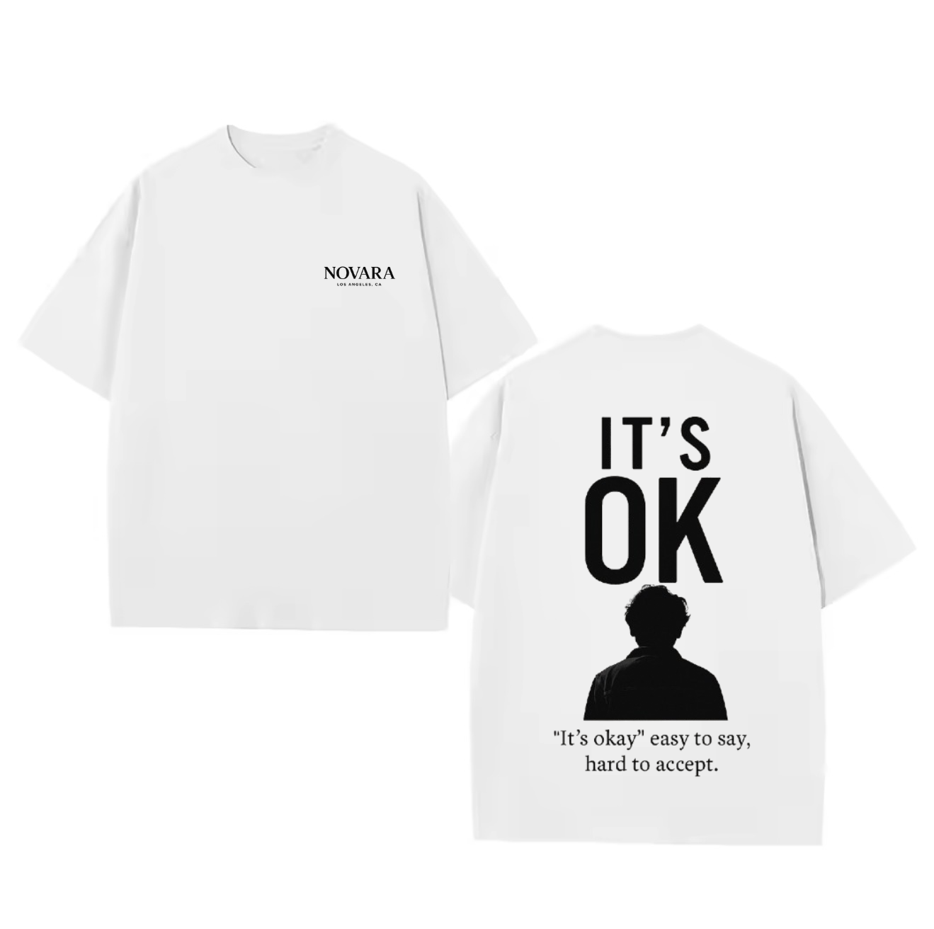 NOVARA™ GOD’S PLAN Graphic Oversized Tee — Faith Statement &amp; Modern Streetwear Novara Shop   Novara Shop