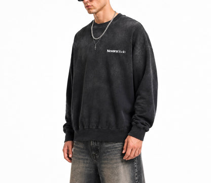 Forever Or Never Crewneck Novara Studio   Novara Studio