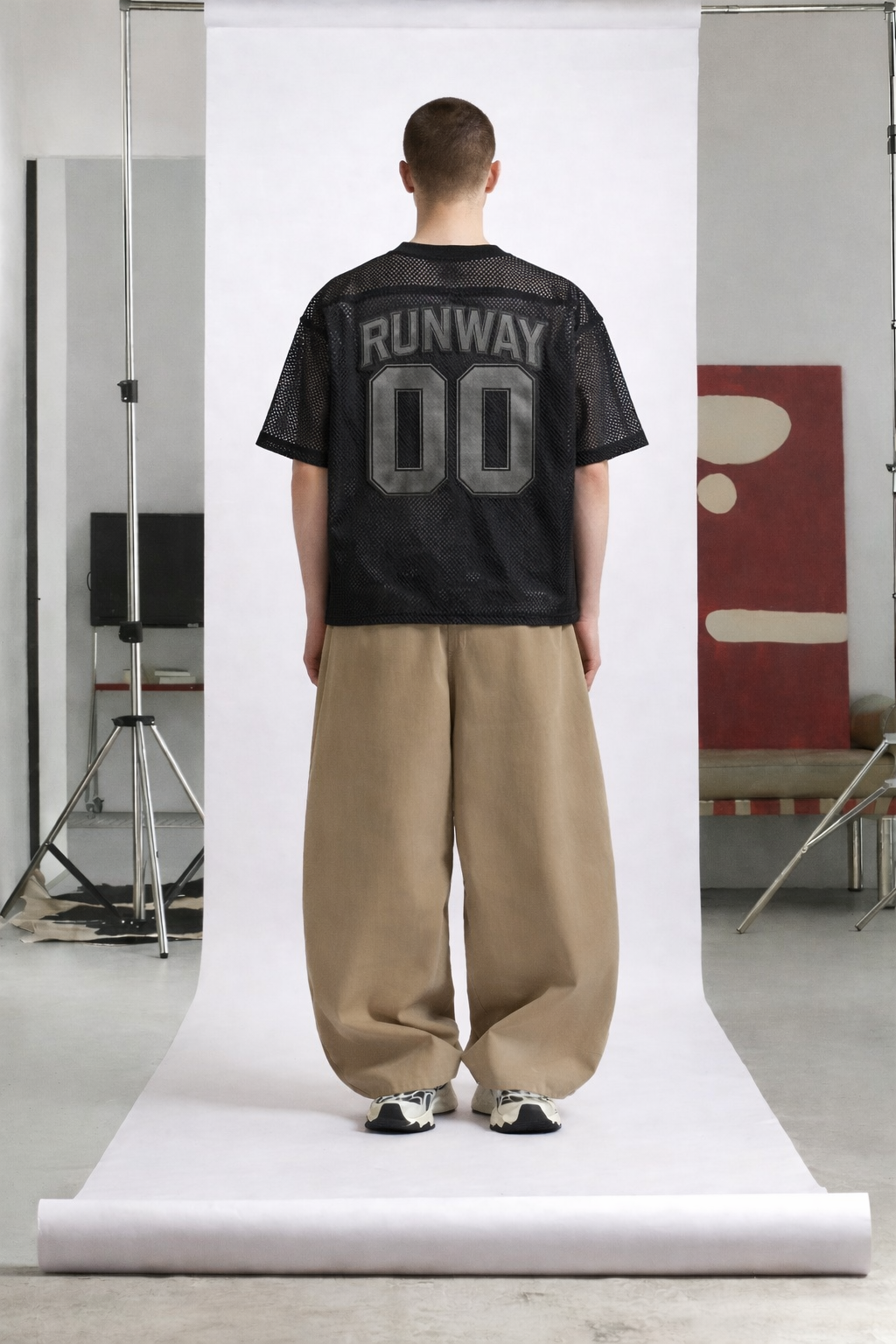 Novara See-through Boxy Net T-Shirt Novara Shop   Novara Shop