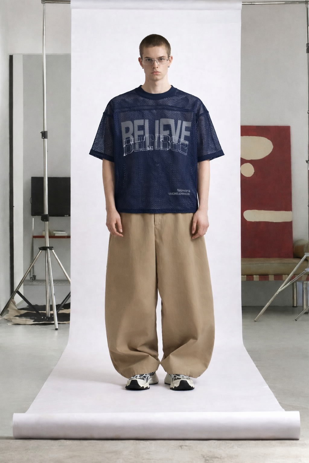 Novara See-through Boxy Net T-Shirt Novara Shop   Novara Shop