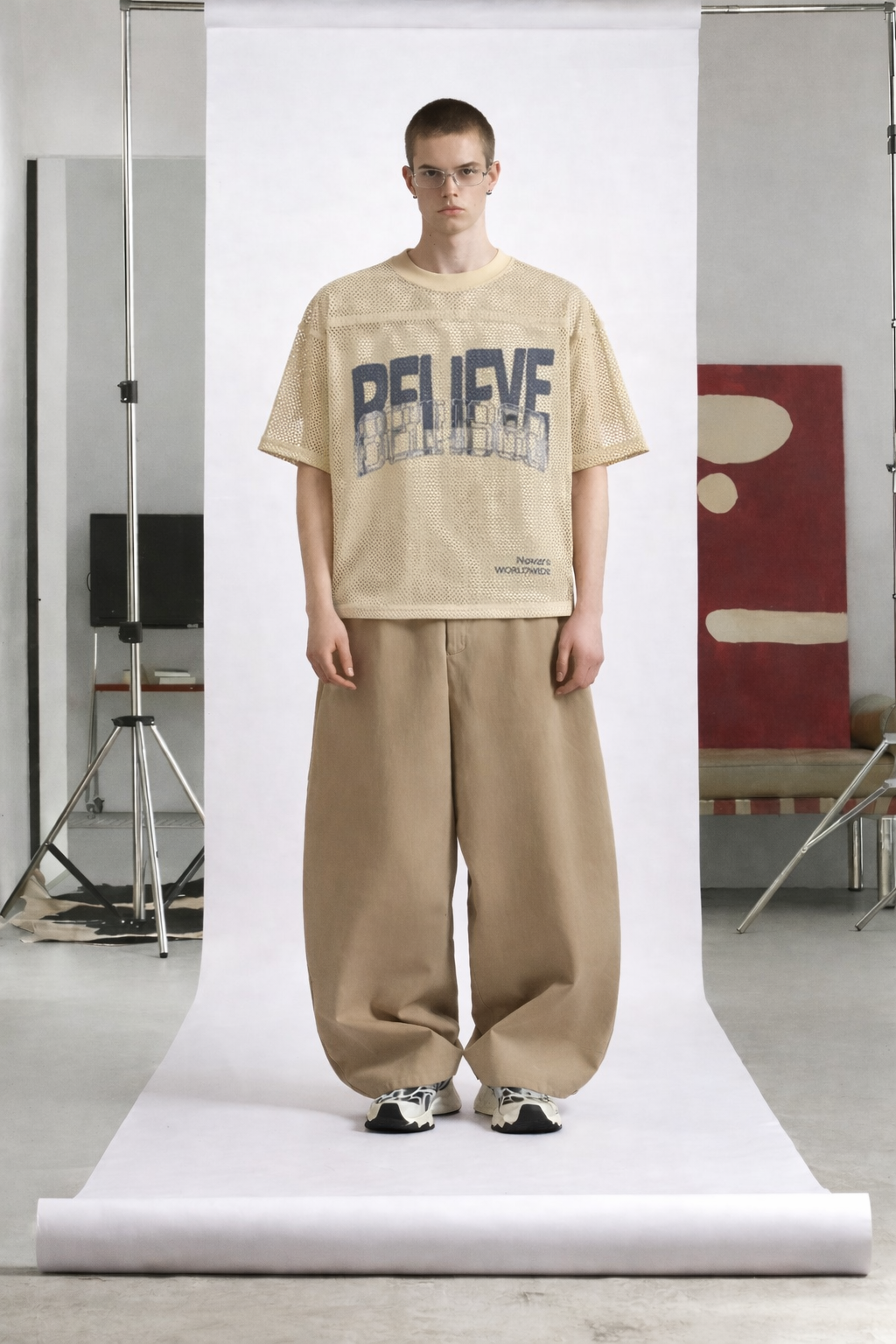 Novara See-through Boxy Net T-Shirt Novara Shop   Novara Shop