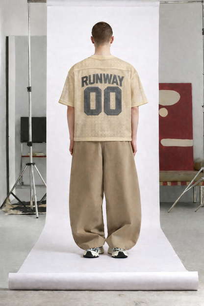 Novara See-through Boxy Net T-Shirt Novara Shop   Novara Shop