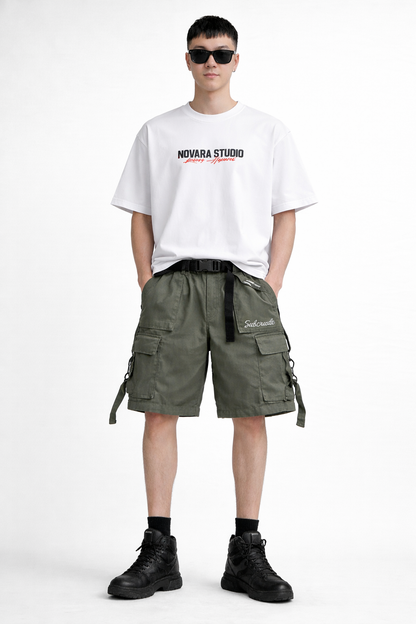 Solid Color Tooling Shorts Men Novara Shop   Novara Studio