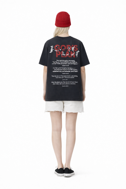 GOD’S PLAN Graphic Oversized Tee Novara Shop   Novara Studio