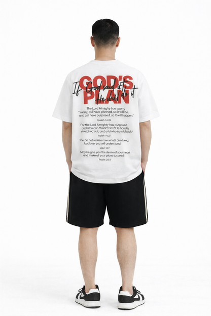 GOD’S PLAN Graphic Oversized Tee Novara Shop   Novara Studio