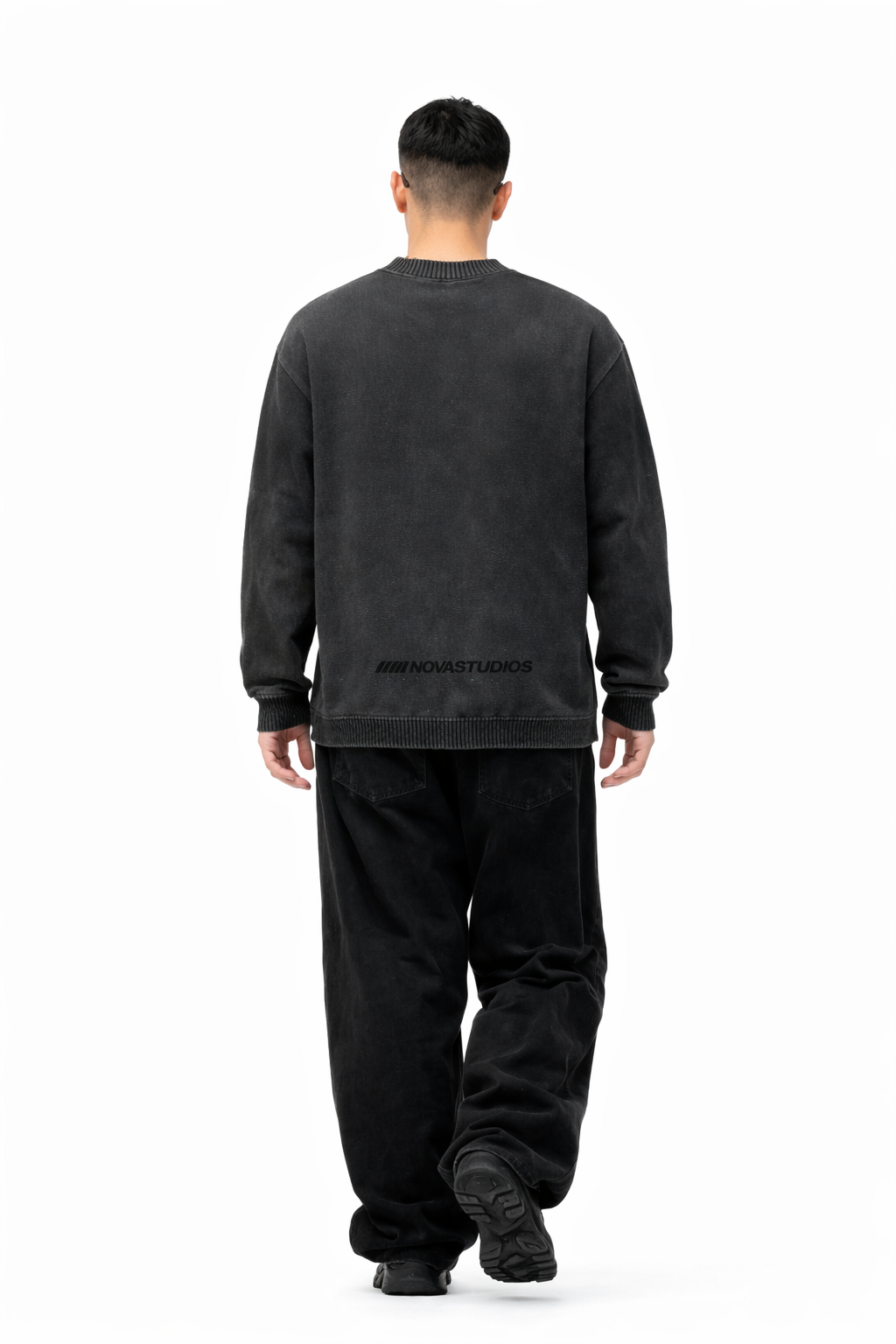 Vintage Washed Hand-Frayed Sweater Novara Shop   Novara Studio