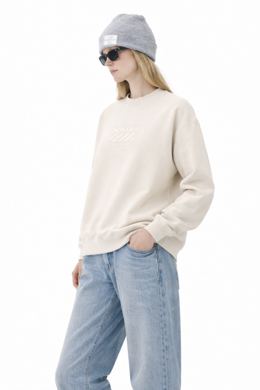 Essential Heavyweight Crewneck Sweatshirt Novara Shop   Novara Studio