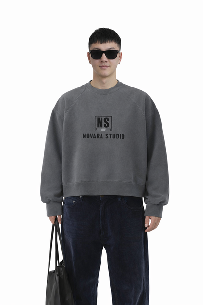 Dolman Sleeve Boxy Sweatshirt Novara Studio   Novara Studio