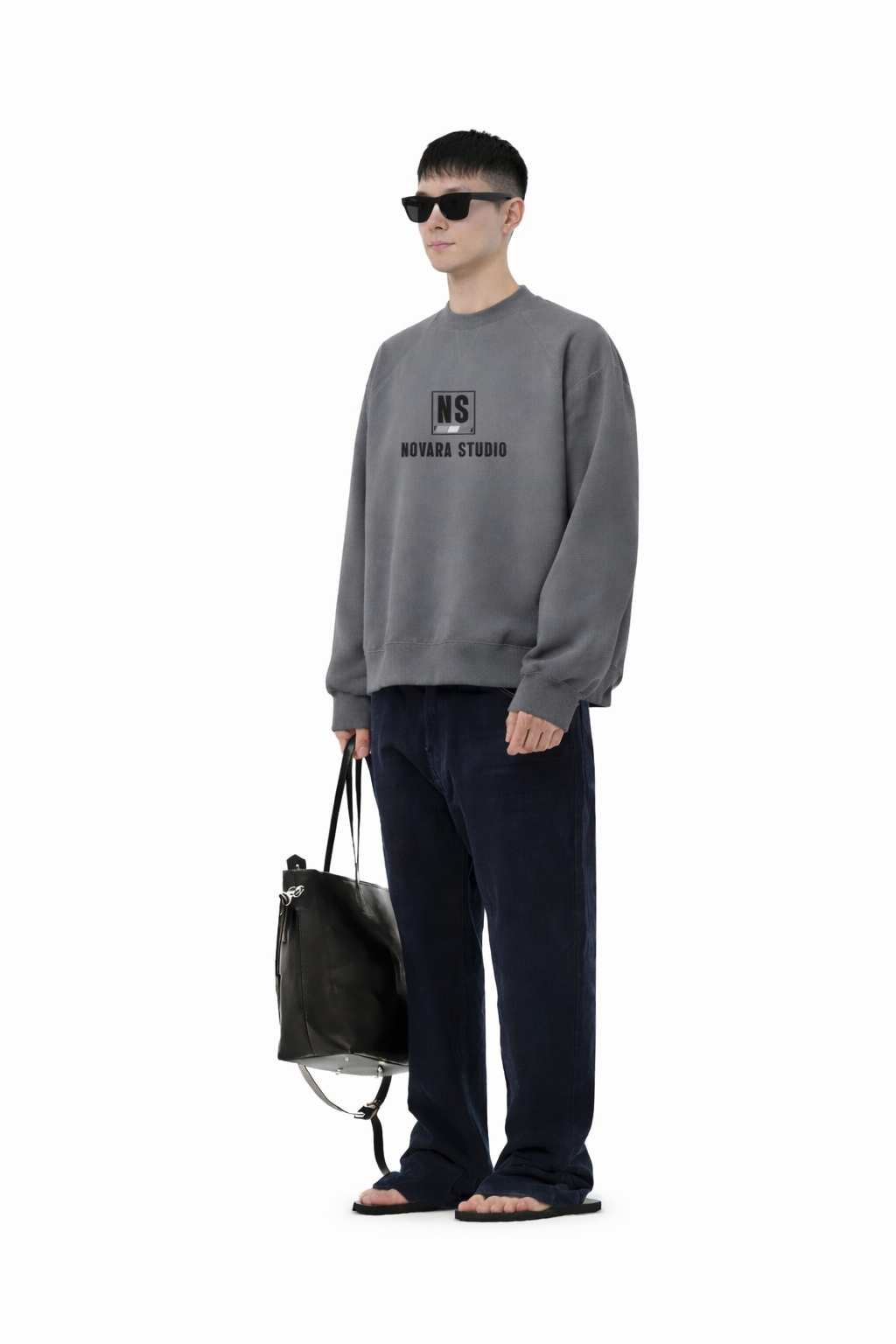 Dolman Sleeve Boxy Sweatshirt Novara Studio   Novara Studio