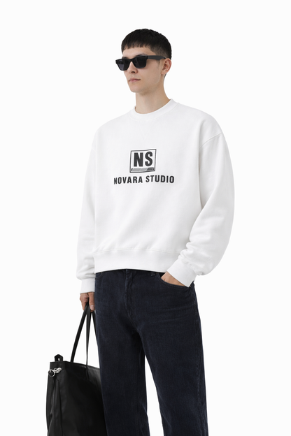 Dolman Sleeve Boxy Sweatshirt Novara Studio   Novara Studio