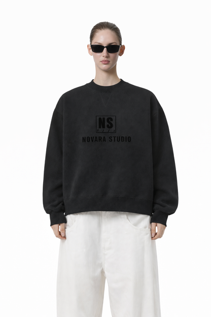 Dolman Sleeve Boxy Sweatshirt Novara Studio   Novara Studio