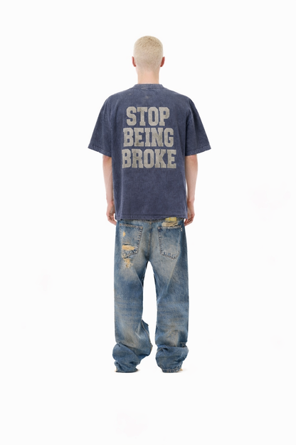 Mineral Wash Boxy Cotton T-Shirt Novara Shop   Novara Studio