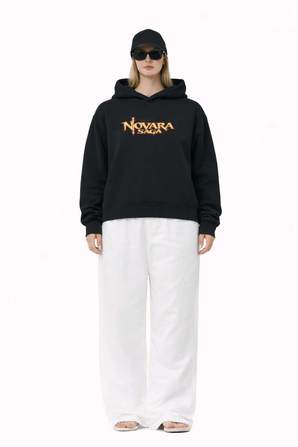 Essential Boxy Darted Sleeve Hoodie Novara Shop   Novara Studio