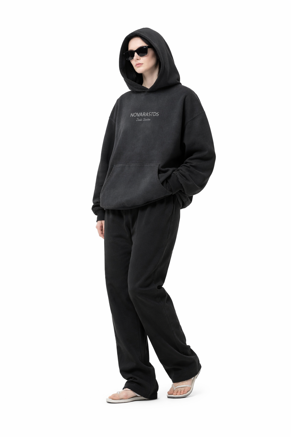 Heavyweight Sunfade Oversized Hoodie Novara Shop   Novara Studio