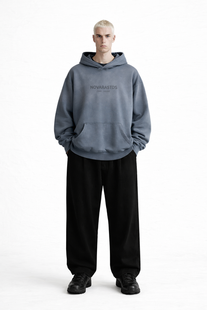 Heavyweight Sunfade Oversized Hoodie Novara Shop   Novara Studio