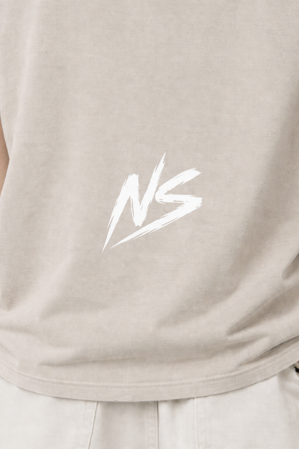 Heavyweight Vintage Washed Frayed T-Shirt Novara Studio   Novara Studio