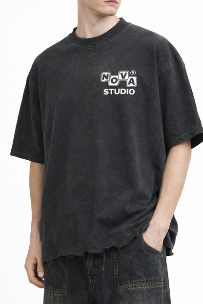 Vintage Wash Boxy T-Shirt Novara Shop   Novara Studio