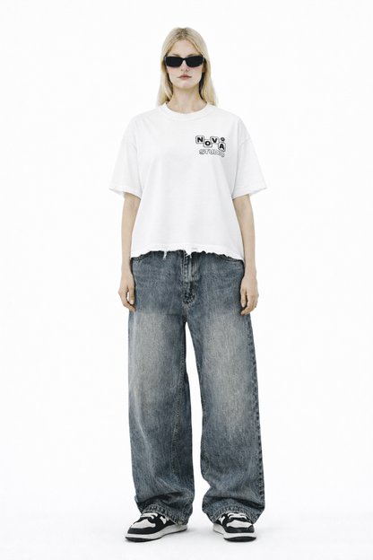Vintage Wash Boxy T-Shirt Novara Shop   Novara Studio