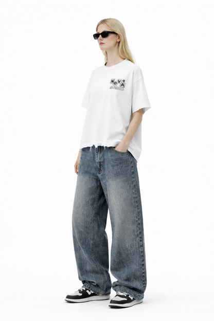 Vintage Wash Boxy T-Shirt Novara Shop   Novara Studio
