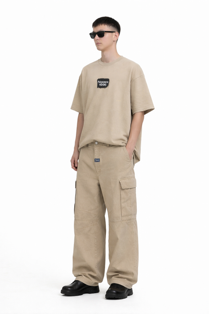 Hand-Frayed Sunfade Paint Splatter T-Shirt Novara Shop   Novara Studio