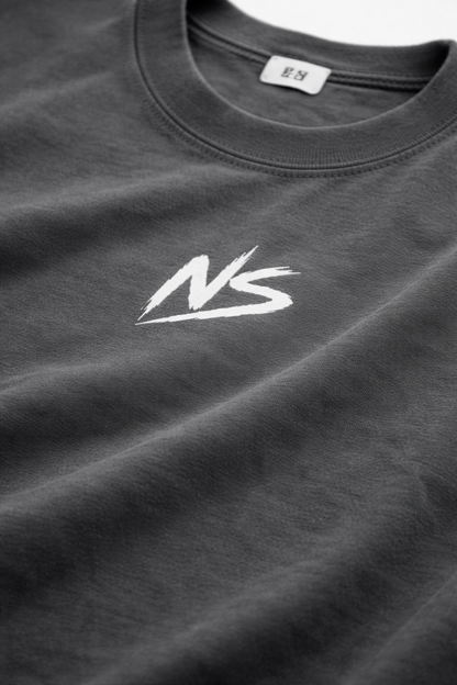 Snow Washed Oversized Cotton T-Shirt ODMPOD   Novara Studio