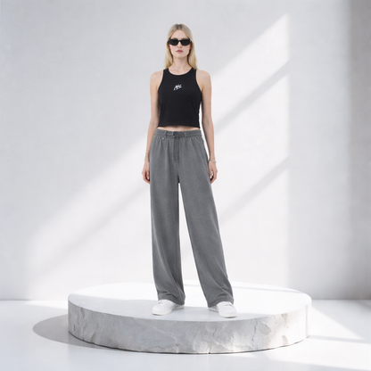 Vintage Washed Gradient Straight-Leg Sweatpants Novara Studio   Novara Studio