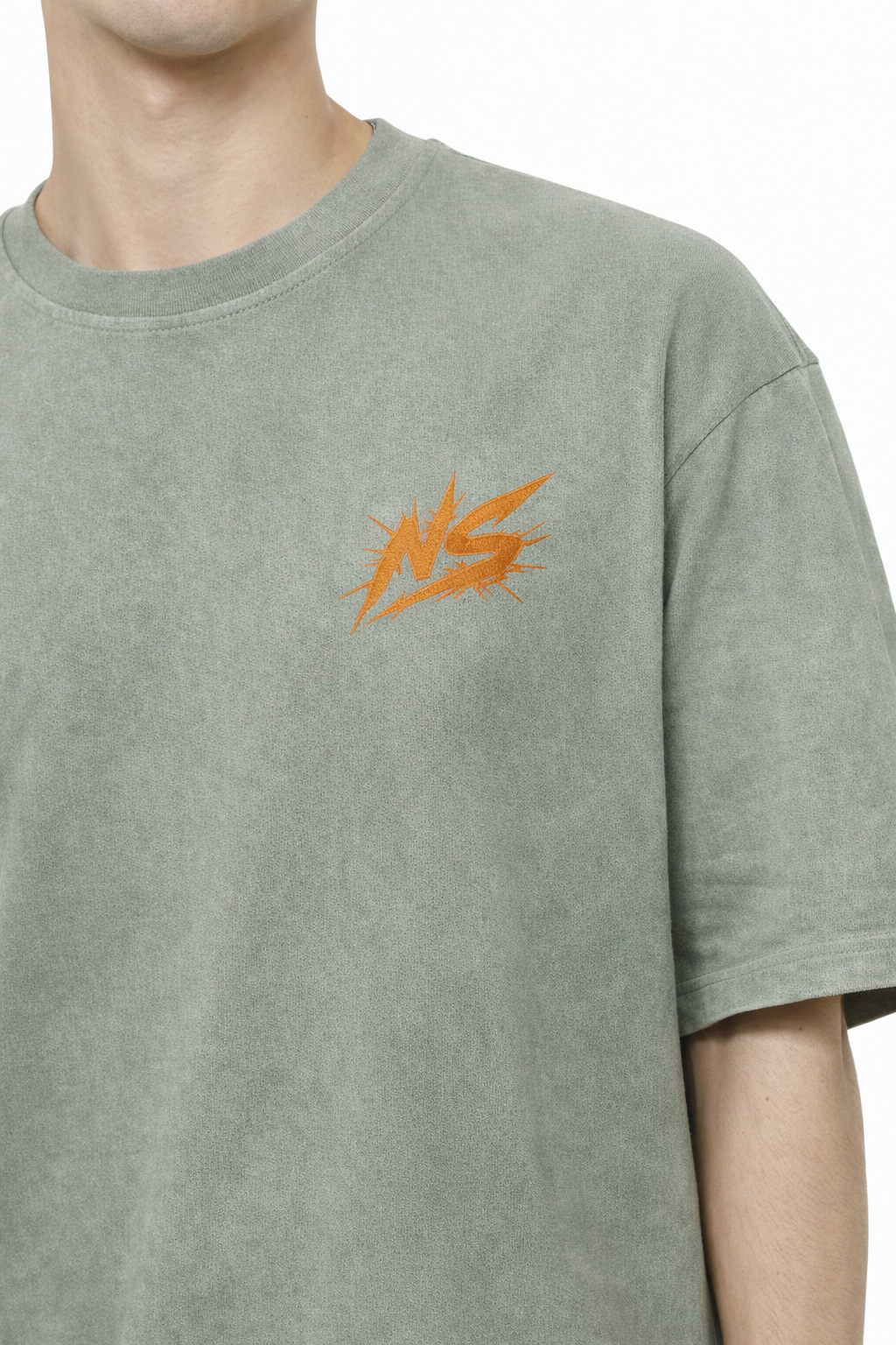 “I” Shape Gradient Washed T-Shirt ODMPOD   Novara Studio