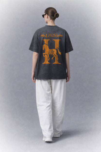 “I” Shape Gradient Washed T-Shirt ODMPOD   Novara Studio