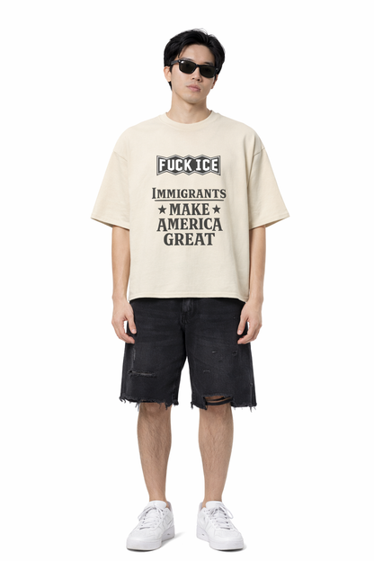 FU*KICE RAW EDGE TEE Novara Studio   Novara Studio