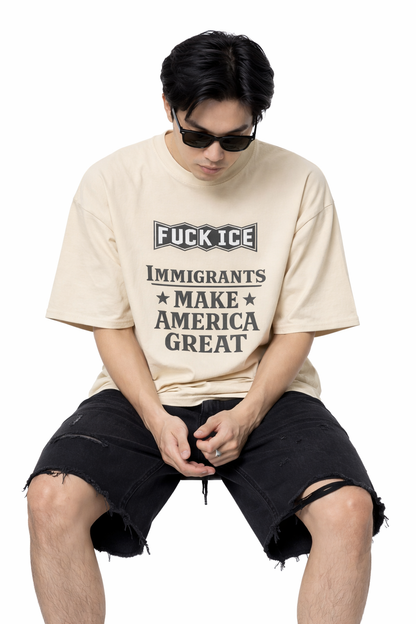 FU*KICE RAW EDGE TEE Novara Studio   Novara Studio